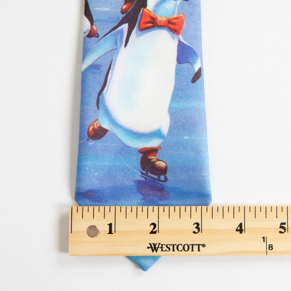 Ralph Marlin Penguin Christmas Novelty Tie Made in USA‎ - Picture 11 of 12